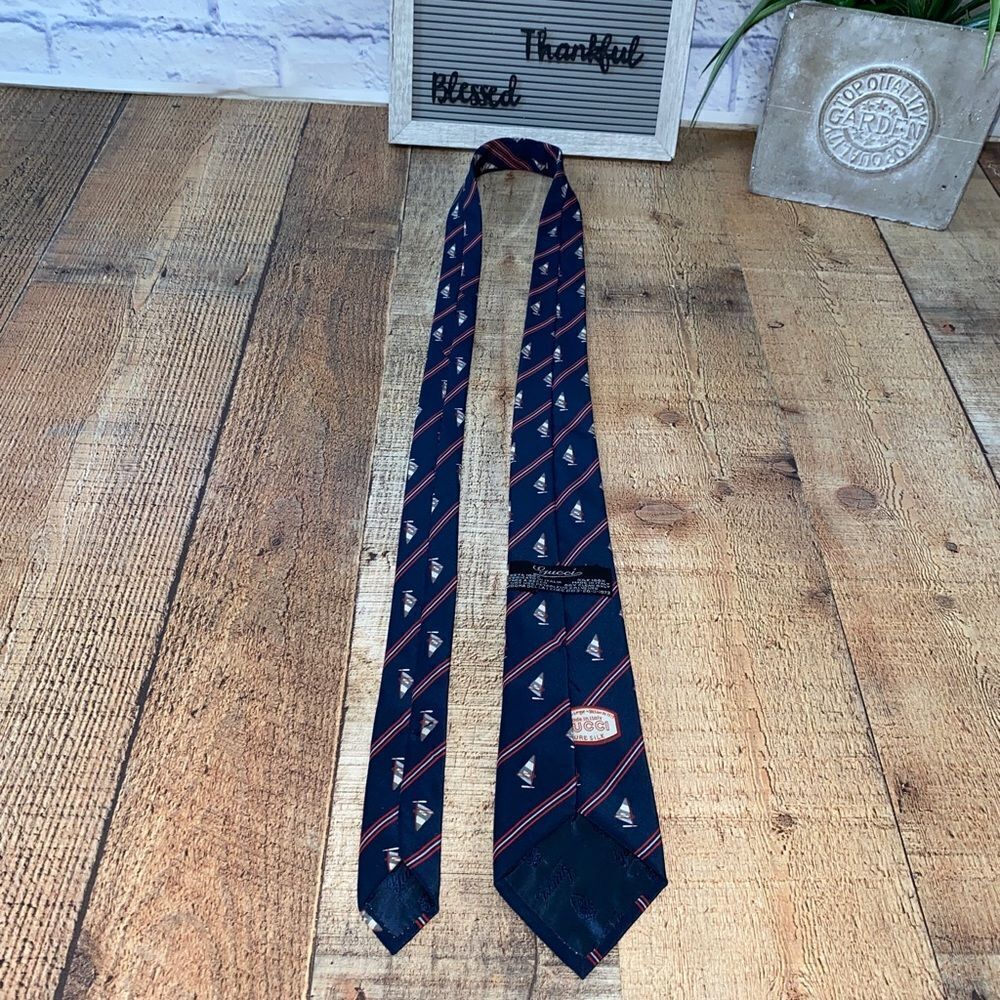 Vintage Gucci yacht boat tie GG - Picture 3 of 15